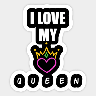 I Love My Girlfriend T-Shirt Sticker